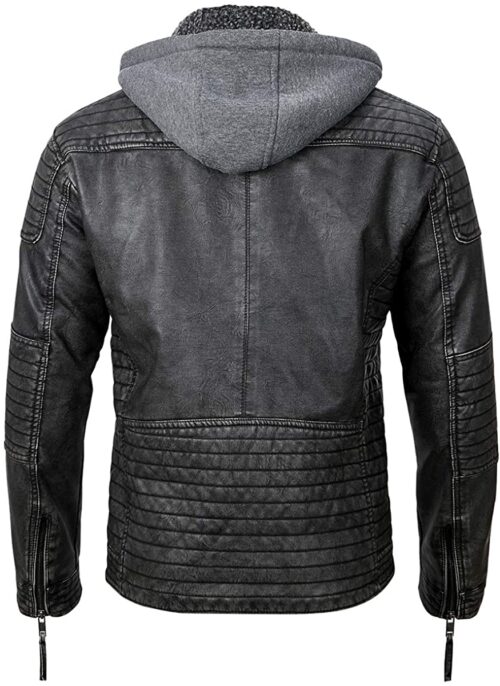 Black Hooded jacket - Image 2