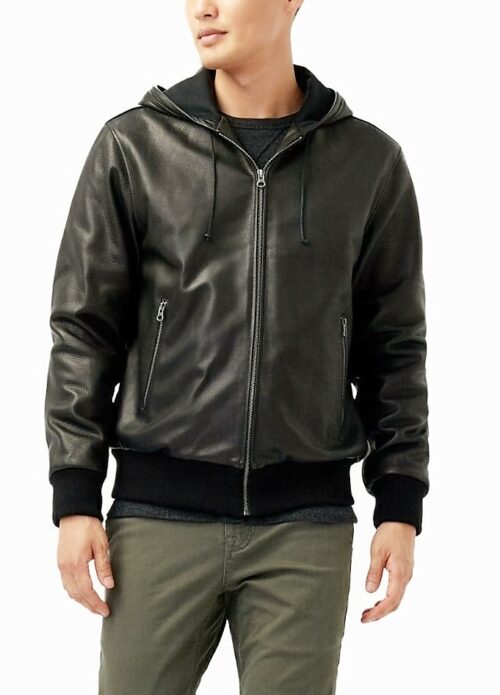 Black Hooded jacket - Image 4