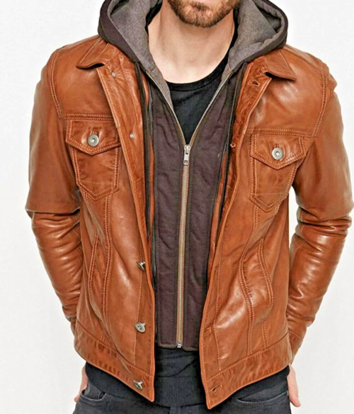 Brown Hooded jacket