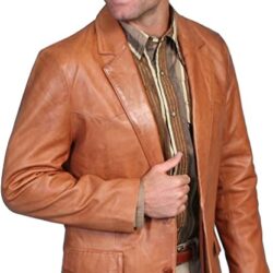 Men's Regular Style Distressed Coat